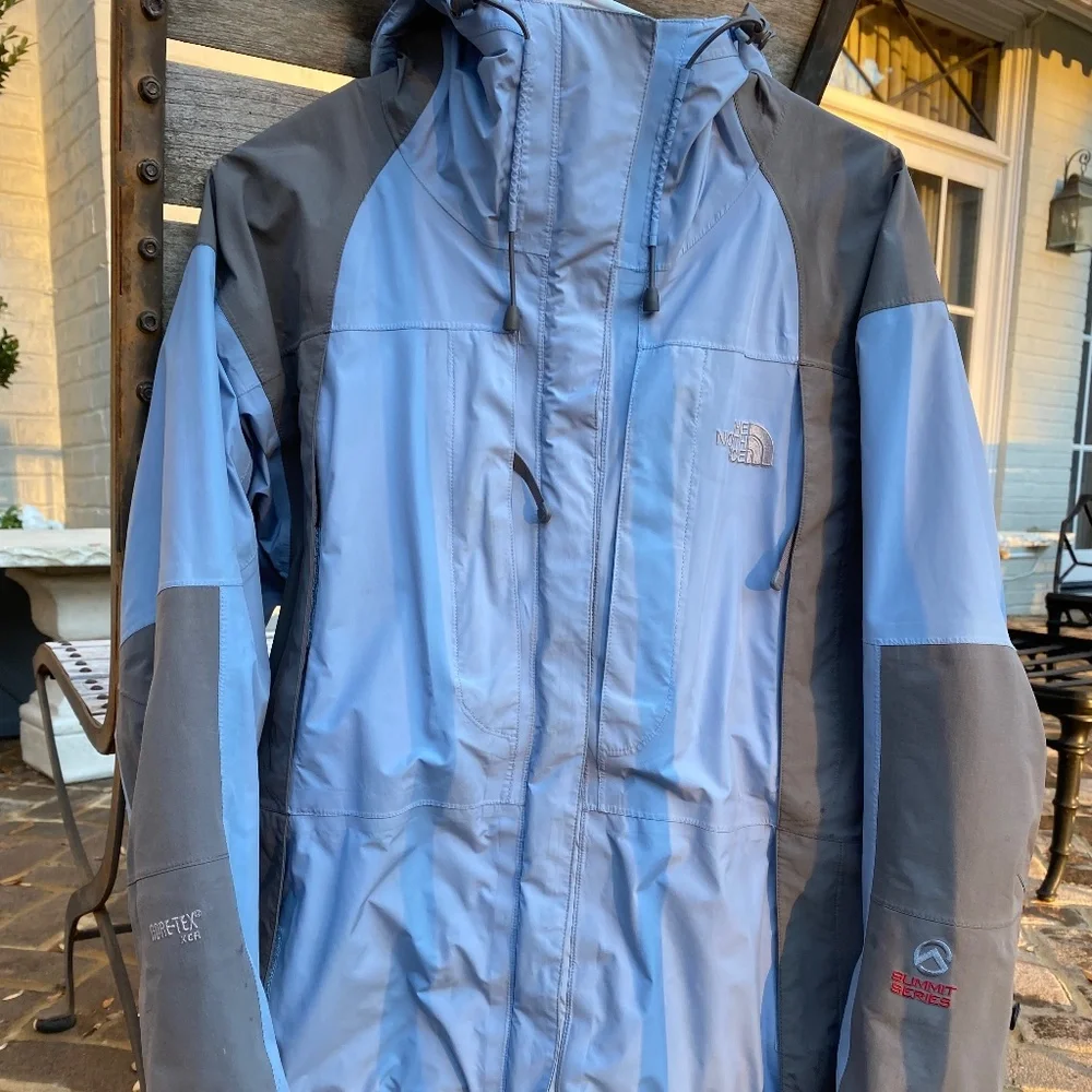 The North Face Summit Series Gortex jacket blue gray Medium